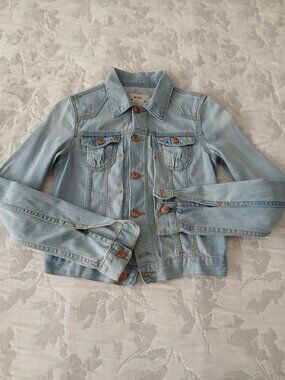 & JACKET - hot hot hot - Cropped Jean jacket - size 2